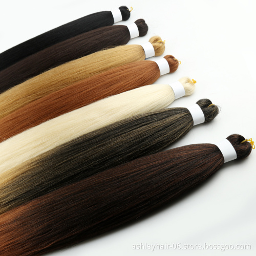Julianna Morgan Hair Kanekalon Natural Looking End Soft Professional Korean 100% Synthetic Yaki Extension Braiding Hair